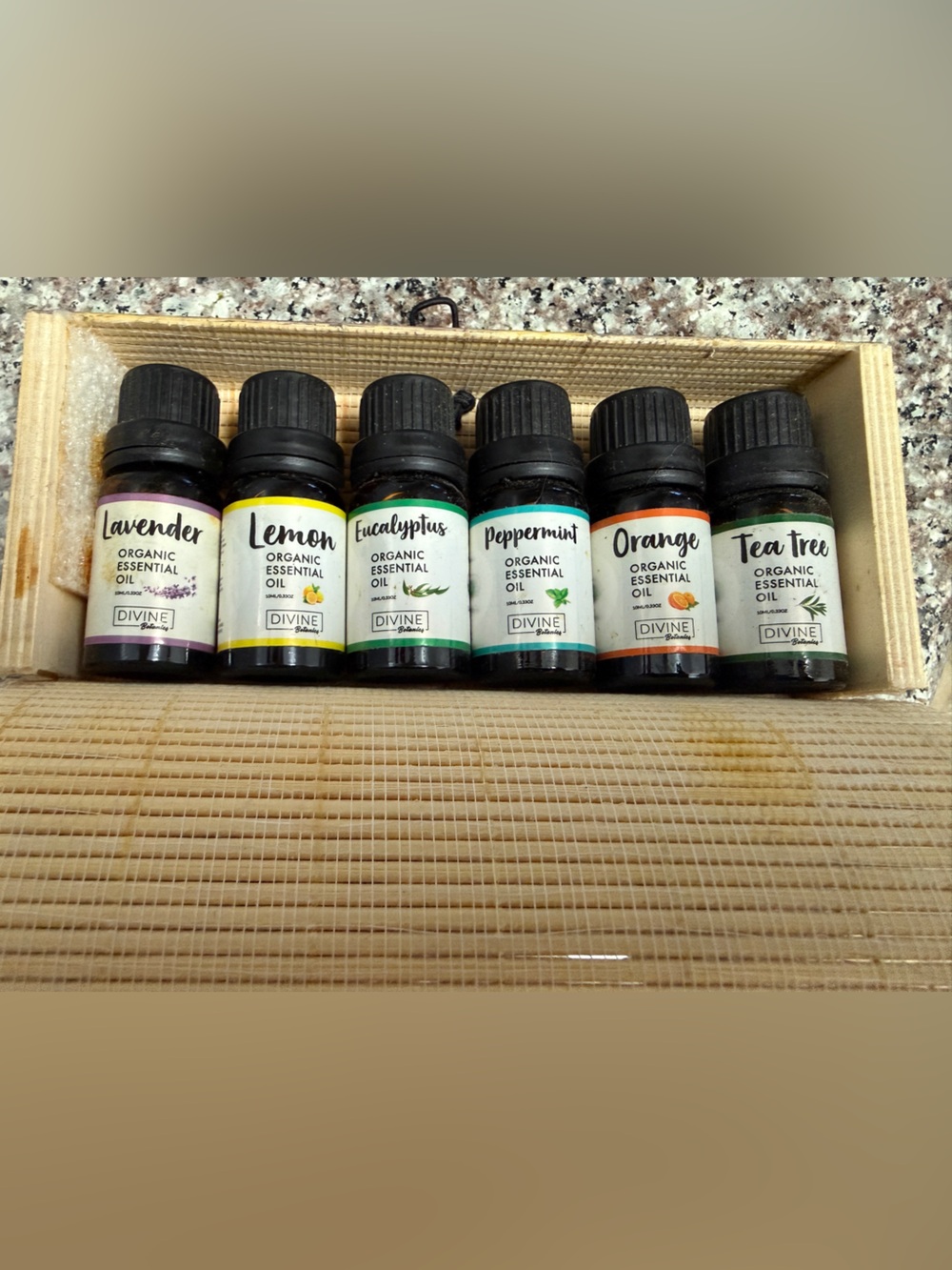 Organic Essential Oils - almost full